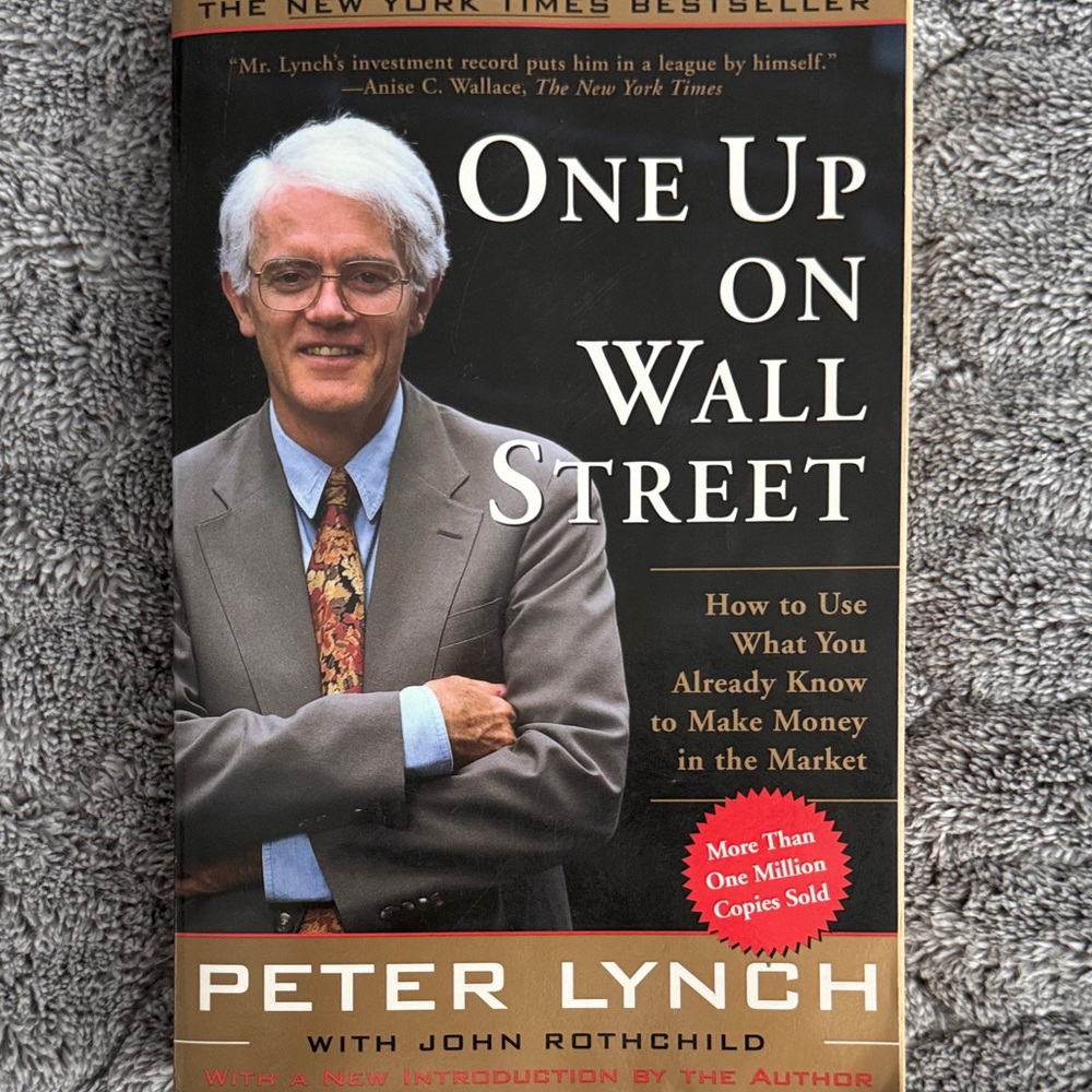 One Up on Wall Street Book by Peter Lynch